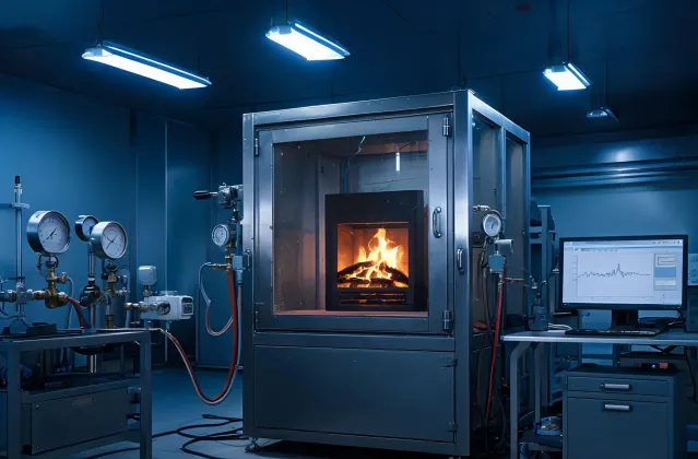 Valor BTU test lab burn chamber